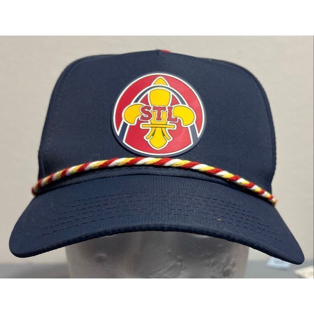 ST. LOUIS CARDINALS MYSTERY CITY CONNECT ROPE HAT NAVY BLUE OPTION 7/27/25 SGA